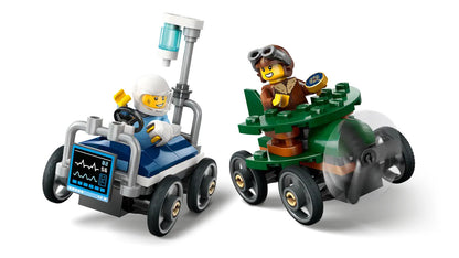 LEGO® City - Airplane vs. Hospital Bed Race Car Pack 60459