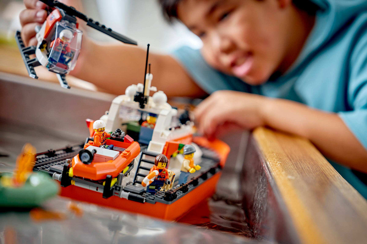LEGO City - Coast Guard Rescue Boat & Helicopter 60504