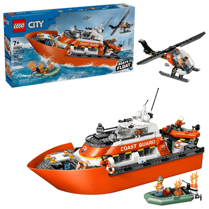 LEGO City - Coast Guard Rescue Boat & Helicopter 60504