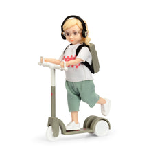 Lundby Doll's House - Girl Doll with Scooter and Backpack