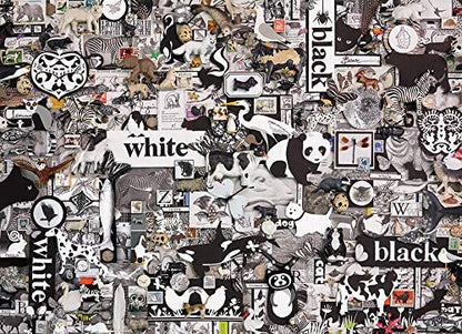 Cobble Hill Puzzles 1000pc - Black + White Animals