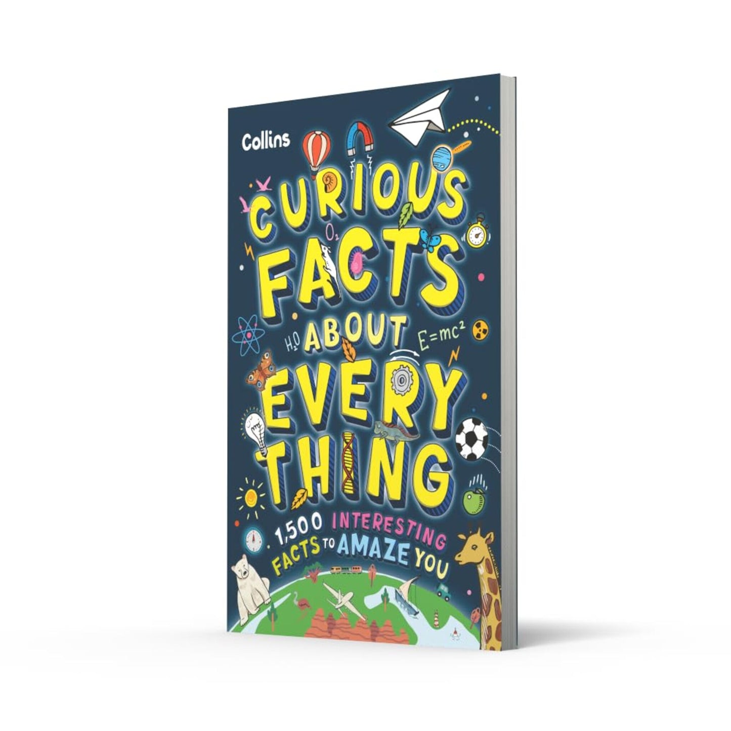 Curious Facts About Everything by Collins Kids paperback featuring 1,500 amazing facts for children aged 7 and over