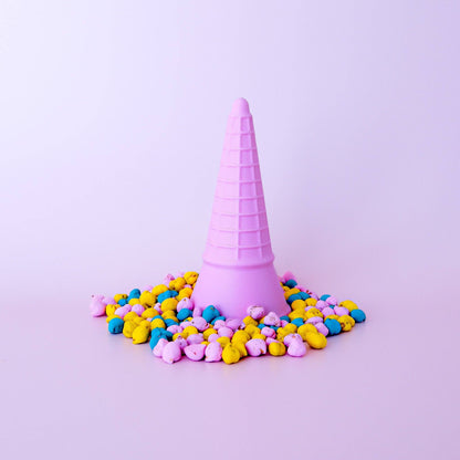 Play Sense Eco Playdough Eco Ice Cream Cone: Orange