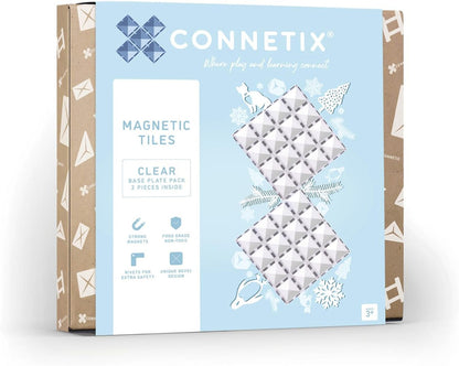 Connetix - Clear Base Plate 2pc