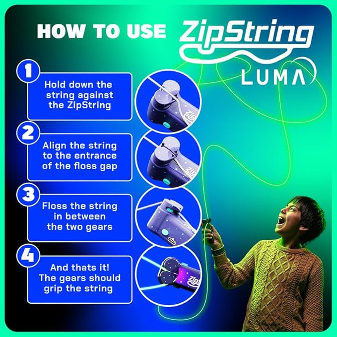 ZipString Luma - Glow in the Dark