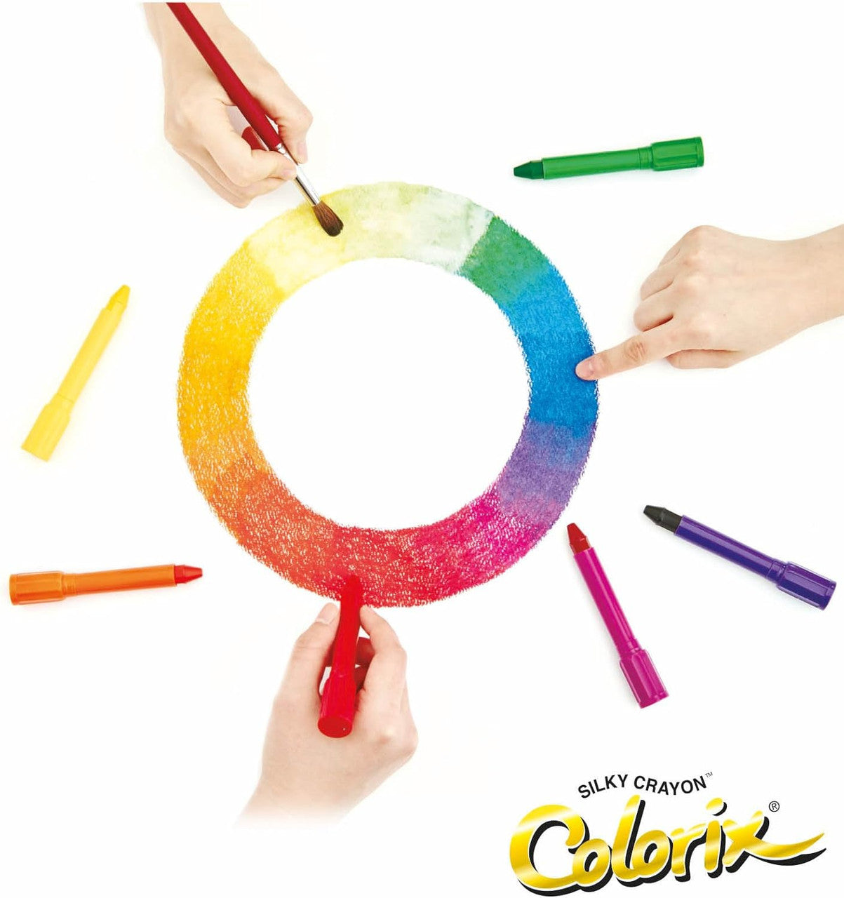 Amos - Colorix Silky Crayons 6pk
