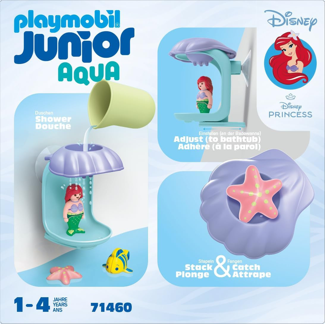 Playmobil 1.2.3 & Disney - Ariel's Shell Shower 71460