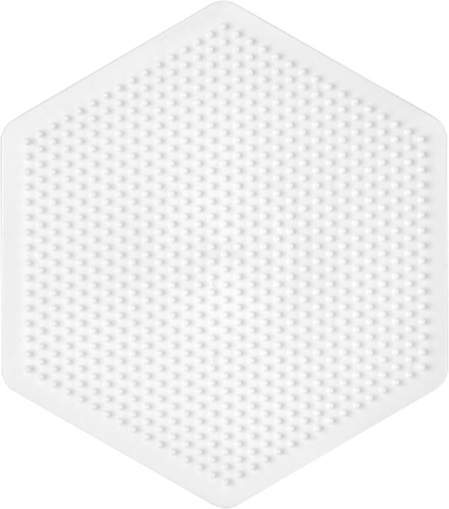 Hama Beads Large Pegboards Heart & Hexagon Set
