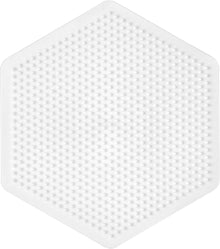 Hama Beads Large Pegboards Heart & Hexagon Set