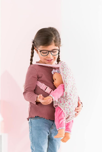 Corolle Mon Grand Poupon - Floral Baby Doll Sling for 36 & 42cm Baby Dolls