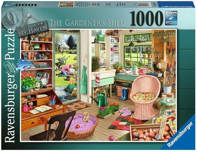 Ravensburger 1000pc - My Haven No 8 The Gardeners Shed Puzzle 1000pc