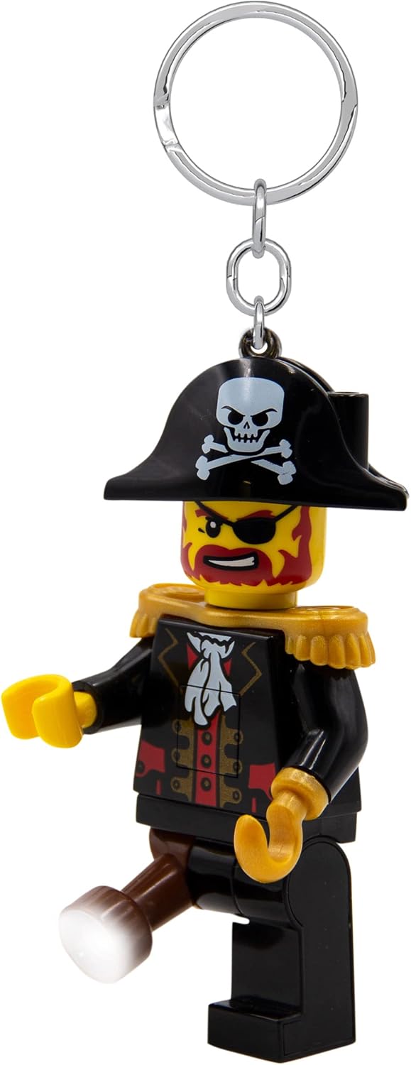 LEGO - Captain Brickbeard LED Keychain Light — Minifigure Key Light Torch