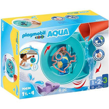 Playmobil 1.2.3 AQUA - Water Wheel with Baby Shark | 70636