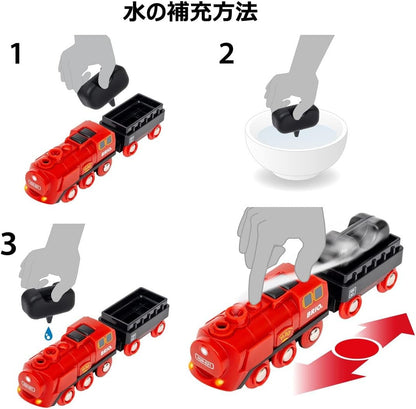BRIO - Steaming Train Set 24 Pieces | 36017
