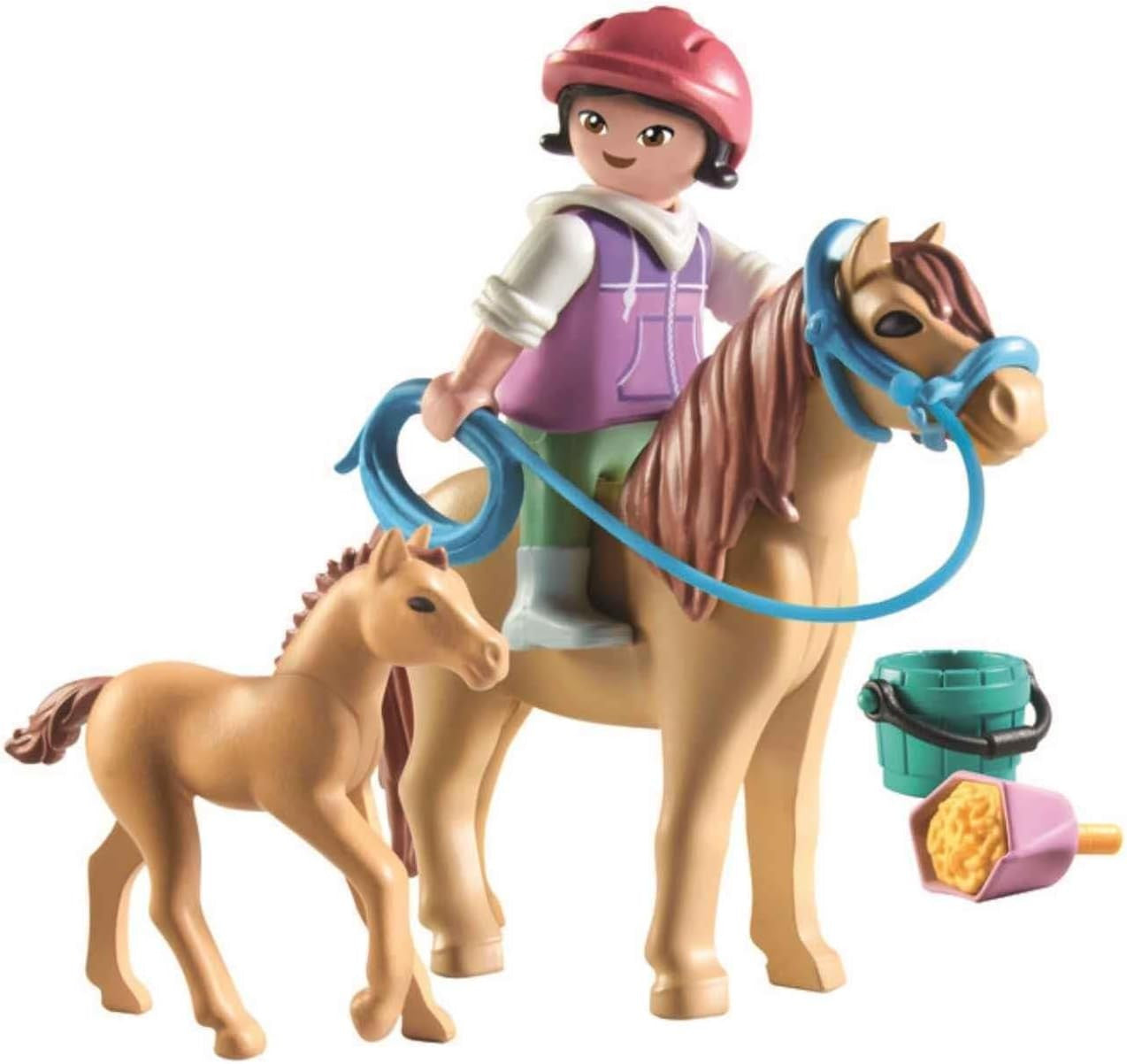 Playmobil - Horses of Waterfall - Child with Pony and Foal  71498