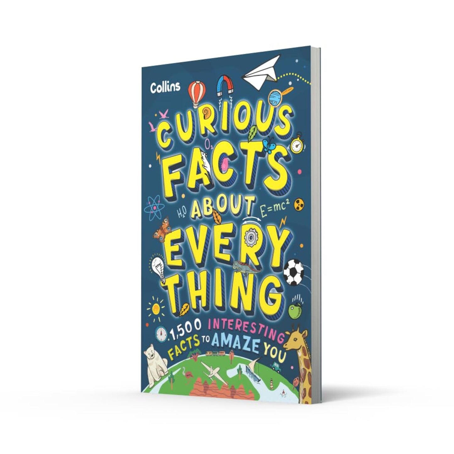 Curious Facts About Everything by Collins Kids paperback featuring 1,500 amazing facts for children aged 7 and over
