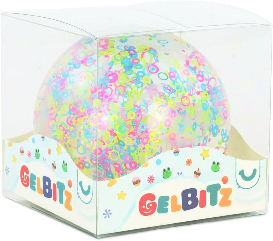 GelBitz Glitter Ball Sensory Squishy Toy