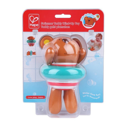 Hape Bath - Swimmer Teddy Wind-Up Toy