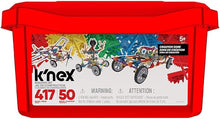 K'Nex Creation Zone Tub 417 pcs, 50 Builds