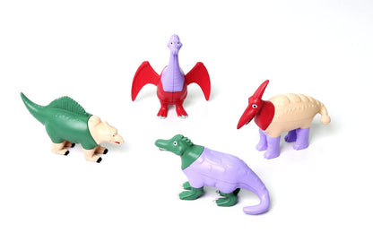 Popular Playthings - MINI Magnetic - Mix or Match Dinosaurs Set 2