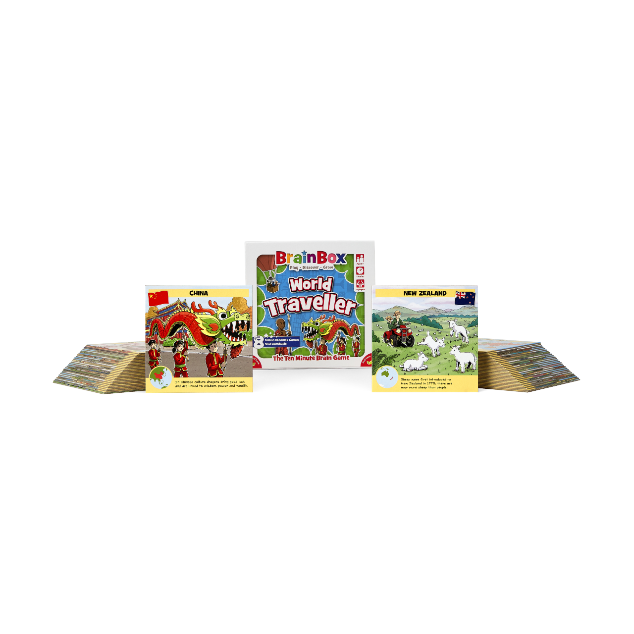 BrainBox - World Traveller - Memory Card Game