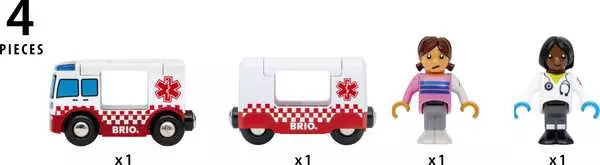 BRIO - Brio World - Rescue Ambulance 36035