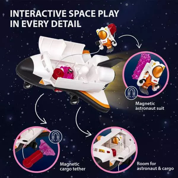 BRIO astronaut figure with the space suit removed, showing how the suit comes off for dress-up play