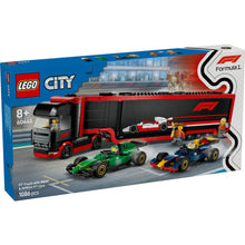 LEGO® City - F1® Truck with RB20 & AMR24 F1® Cars  60445