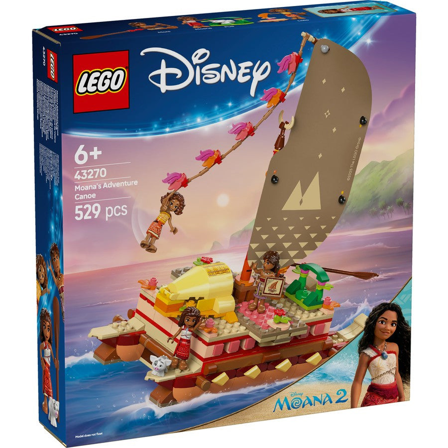 LEGO® Disney - Moana's Adventure Canoe 43270