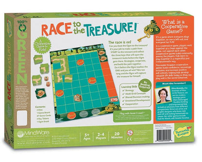 Peaceable Kingdom - Race to the Treasure Cooperative Board Game