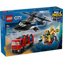LEGO® City - Helicopter, Fire Truck & Submarine Remix 60462