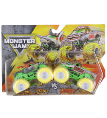 Monster Jam 1:64 Diecast Monster Trucks 2pk S32 - Pirate's Curse Vs Zombie