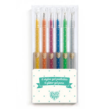 Djeco - 6 Glitter Gel Pens