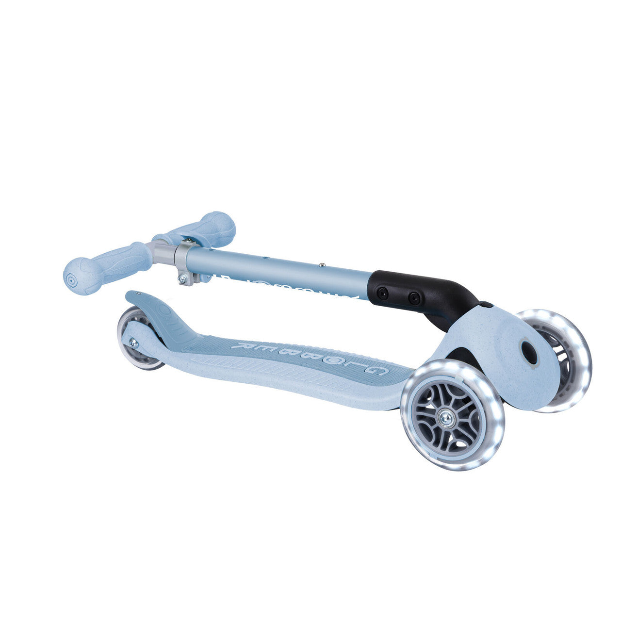 Globber - ECOLOGIC JUNIOR FOLDABLE LIGHTS Scooter- Blueberry