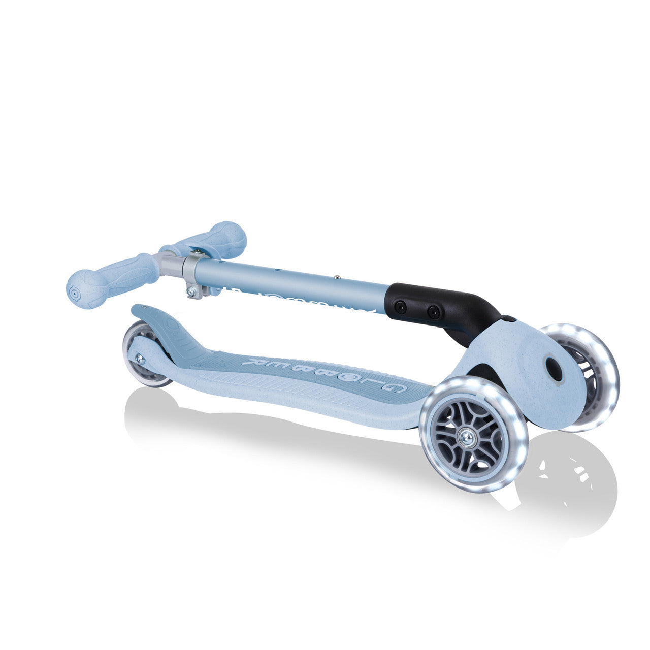 Globber - ECOLOGIC JUNIOR FOLDABLE LIGHTS Scooter - Blueberry