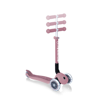 Globber - ECOLOGIC JUNIOR FOLDABLE LIGHTS Scooter - Berry