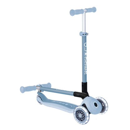 Globber - ECOLOGIC PRIMO FOLDABLE Scooter With Lights - Blueberry