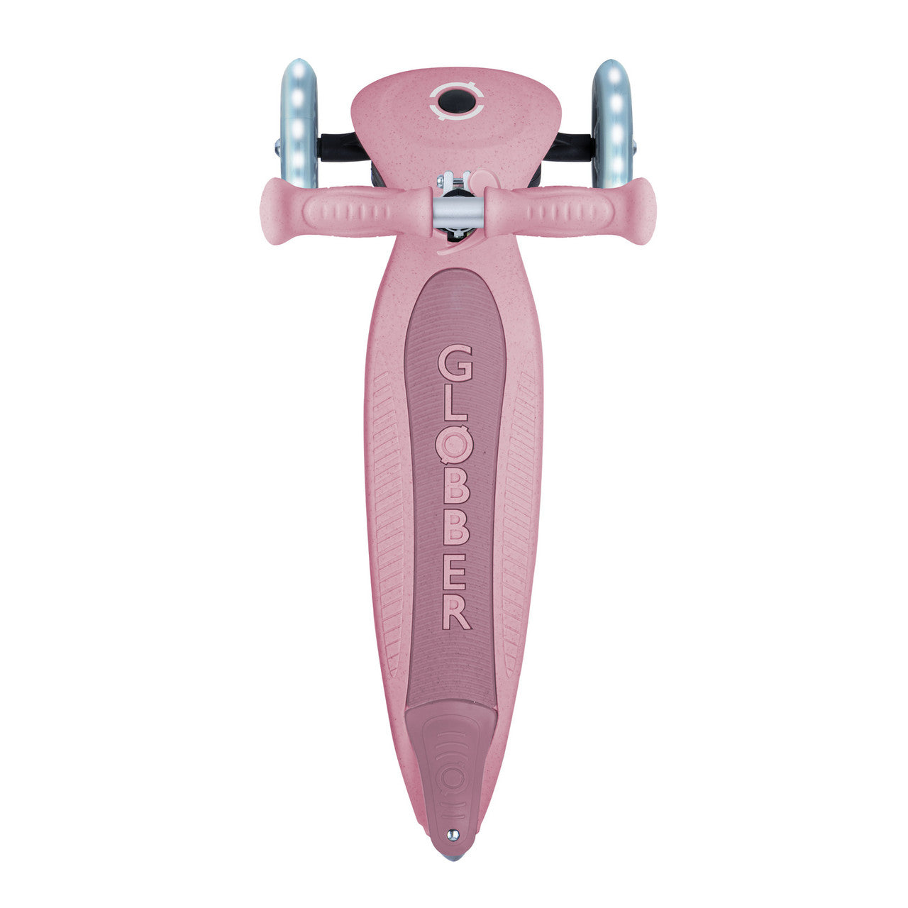 Globber - ECOLOGIC  PRIMO FOLDABLE Scooter With Lights - Berry