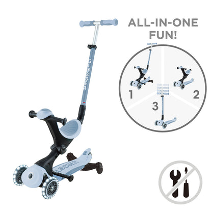 Globber - ECOLOGIC GO-UP DELUXE 360 - Blueberry