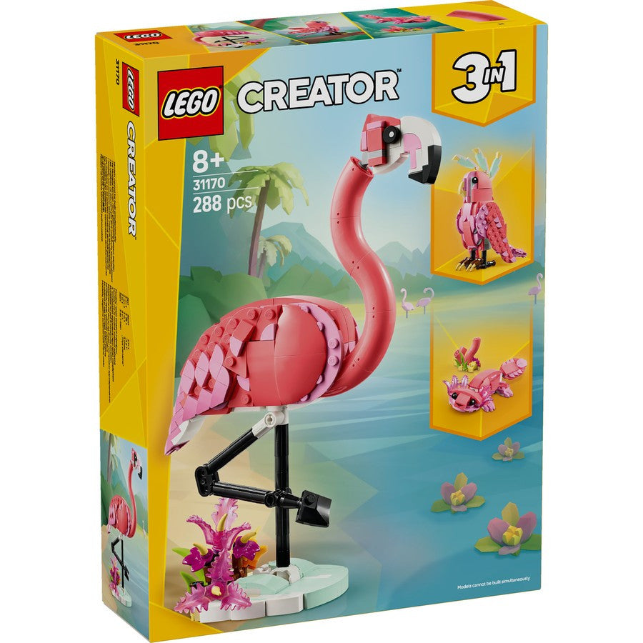 LEGO® Creator 3 in 1 - Wild Animals: Pink Flamingo 31170