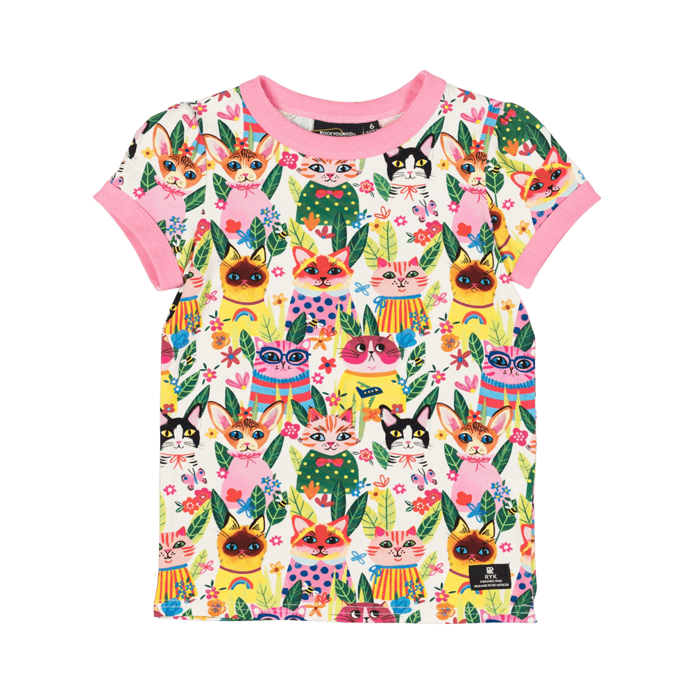 Cool Cats Ringer T-shirt