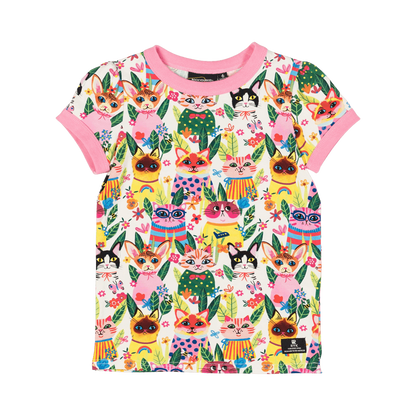 Cool Cats Ringer T-shirt