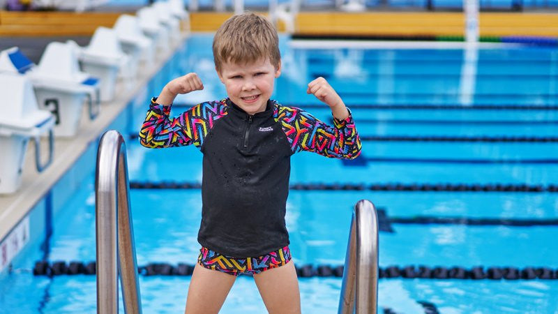 Funky Trunks - Toddler Boy's Zippy Rash Vest - Brand Galaxy
