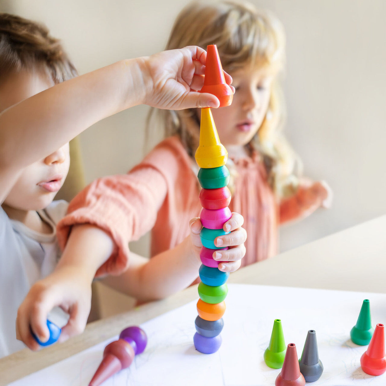 Tiger Tribe - Stackable Crayons - Candy Colours