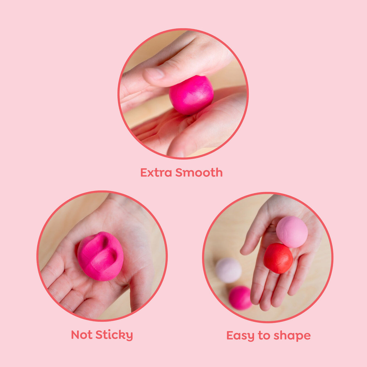 Tiger Tribe - Super Clay - Sunset Pink + Red