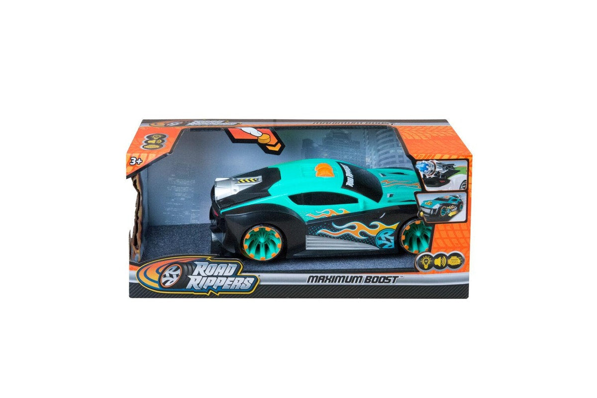 Nikko Road Rippers Maximum Boost 25cm Toy Car with Lights & Sounds - Teal
