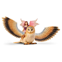 Schleich - Fairy in Flight on Glam-Owl 70789