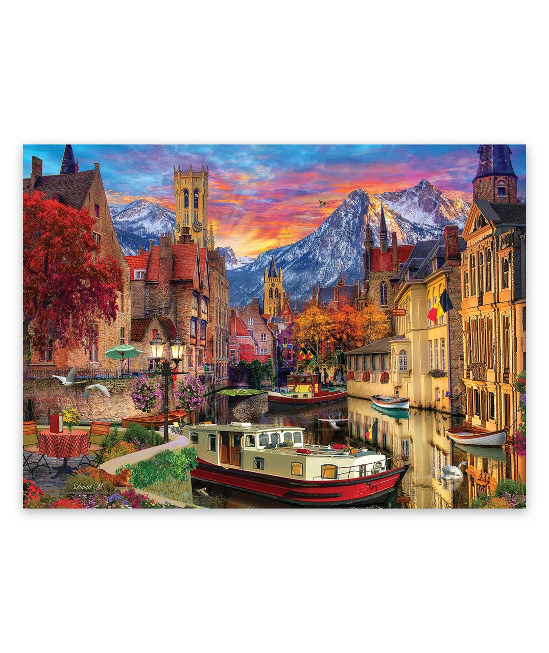 Harlington 1000pc - Town Canal Puzzle
