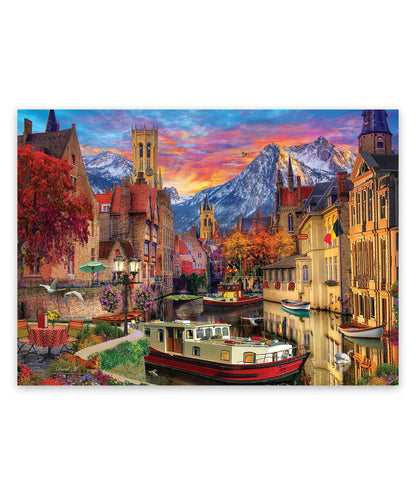 Harlington 1000pc - Town Canal Puzzle