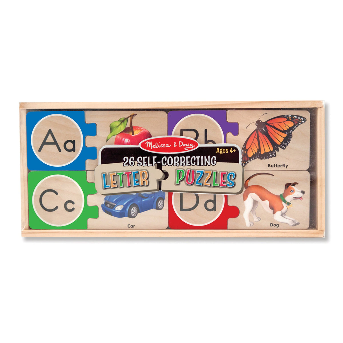 Melissa & Doug -  Alphabet Wooden Puzzle Cards